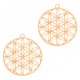 Metal Bohemian pendant round Rosegold